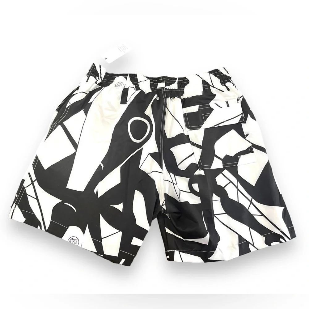 Swimnista x James Peter Henry Men's M Placcment Print Mid-Length Boardshorts NWT